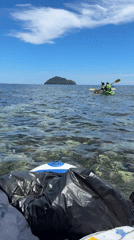 Morning water activities recorded in clear seas off Koh Phangan