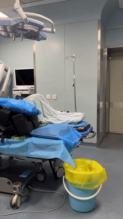 Medical facility interior documented in Yuzhong District, China