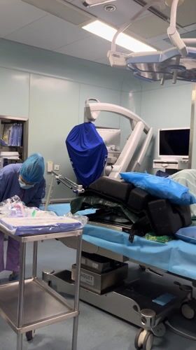 Medical facility interior documented in Yuzhong District, China