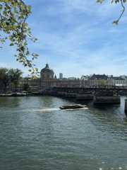 Pont Neuf Bridge Wrapped in White Fabric Installation