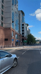 Police cordon street near London Tesco Express, investigation underway