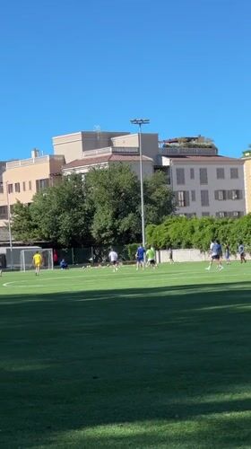 Morning soccer practice session held in Tivat, Montenegro