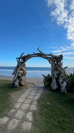 Tourist captures beachfront resort visit in North Kuta