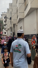 Morning street life documented around Dhaka school area