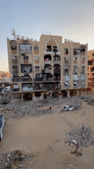 Extensive building damage documented in Khan Yunis