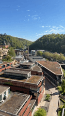 Morning urban views captured across Luxembourg City neighborhoods