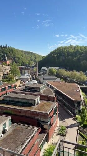 Morning urban views captured across Luxembourg City neighborhoods