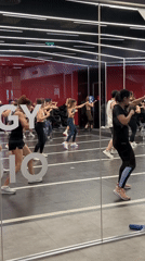 Fitness class in session at High Energy Studio, Chiang Mai