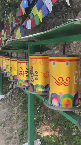 Morning scenes documented in Dharamshala's Tibetan Buddhist community