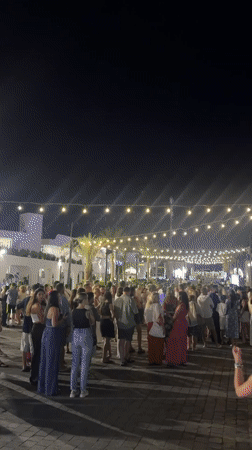 Live music and a buzzing crowd on a Sharm El Sheikh night out