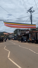 Morning street life documented in Deiyandara, Sri Lanka