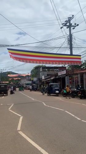 Morning street life documented in Deiyandara, Sri Lanka