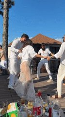 Poolside afternoon in Cojușna — dancing, diving, and sun