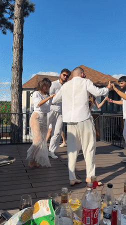 Poolside afternoon in Cojușna — dancing, diving, and sun