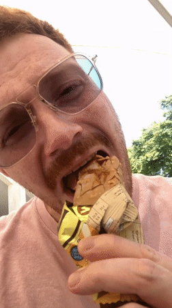 Ice cream, a dog, and a guilty pleasure in Tel Aviv