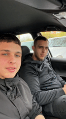 Young men document casual car journey through Sofia