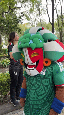 Mexico City fans gather for outdoor World Cup viewing