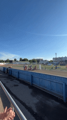 Motorcycle speedway race draws crowds to Oktyabrsky stadium