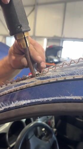 Car repair work documented in Montenegro garage