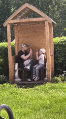 Families enjoy afternoon at Chaikovsky amusement park overlooking Kama River