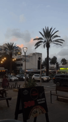 Woman documents afternoon selfie session in Ra'anana, Israel