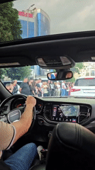 Crowds gather to watch luxury car parade in Plovdiv