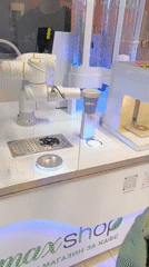 Robotic coffee machine prepares Lavazza drinks in Sofia