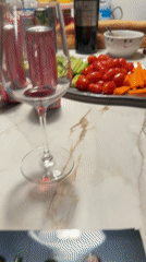 Food and drinks captured on surfaces in Tel Aviv