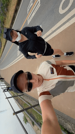 Late night joggers spotted near Seoul river bridge