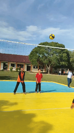 Morning outdoor activities documented in Blangriek, Indonesia