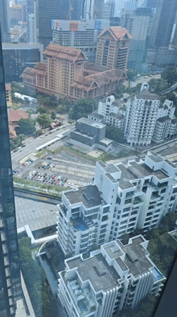Elevated cityscape view captured in Kuala Lumpur