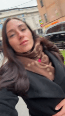 Woman documents Saint Petersburg outing with selfies near Galleria mall