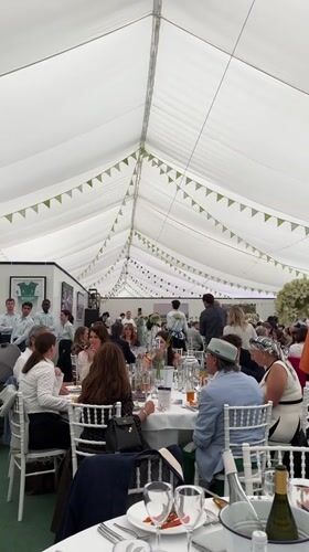 Polo event hospitality scenes documented at London's Hurlingham Park