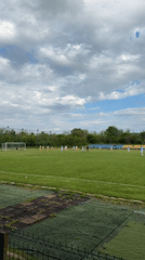 Soccer match underway in Bulgarovo, Bulgaria