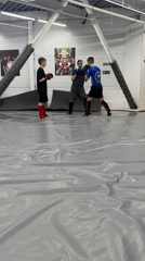 Martial arts training sessions observed at Perm gym