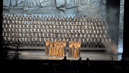 Mass choir and dance performance staged in Yerevan Armenia