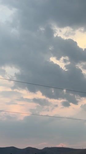 Cloudy sky with light patches recorded in Santa Clara Ocoyucan