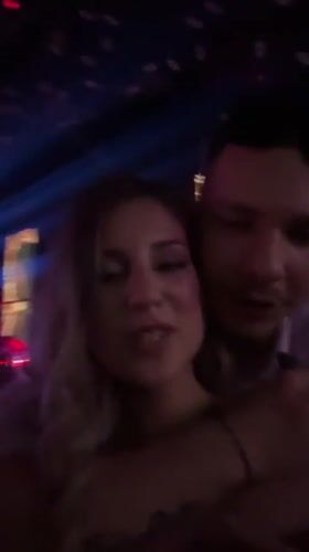 Couple films themselves at nightclub in Pazardzhik, Bulgaria