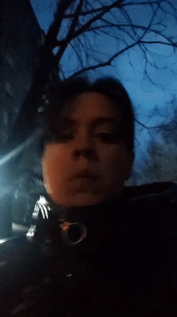 Woman's morning routine captured in Donetsk apartment