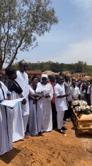 Funeral service held in Dogon Dinia, Nigeria
