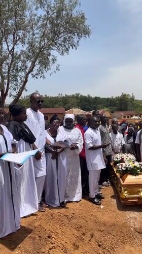Funeral service held in Dogon Dinia, Nigeria