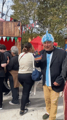 Outdoor food market operates in Sarandí, Argentina