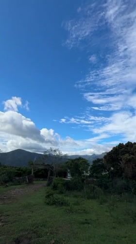 Rural Sri Lankan landscape captured in dawn panoramic video