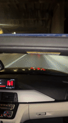 First-person tunnel drive through Prijevor, Montenegro