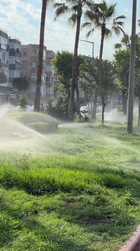 Morning scenes documented across Alanya's beaches and parks