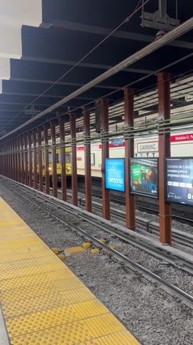 A quick move through the Buenos Aires Subte system