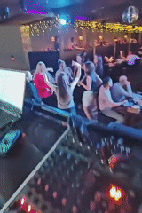 Busy restaurant with DJ draws crowds in Chaikovsky, Russia