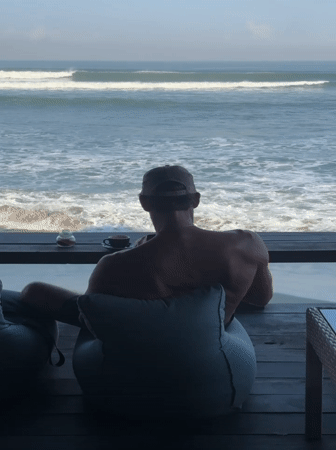 Ordinary beach day unfolds at North Kuta resort area