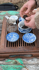 Spring activities documented in rural Belarus village