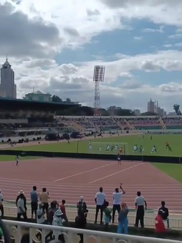 Soccer match draws packed crowds to Nairobi stadium